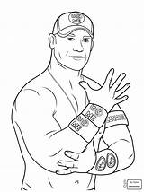 Brock Lesnar Pages Coloring Template Drawing Sketch Wwe sketch template