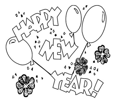 coloring pages happy  year  coloring pages
