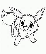 Eevee Pokemon Coloring Pages Printable Wants Play Color Print Kids Categories Forms sketch template