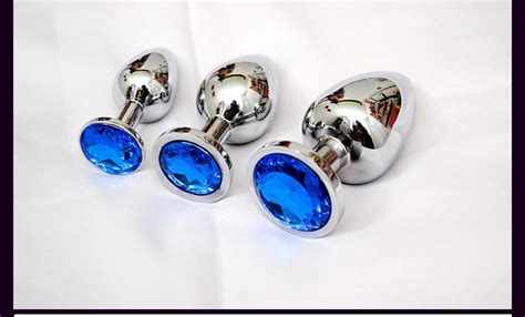 3 sizes stainless steel attractive butt plug rosebud anal