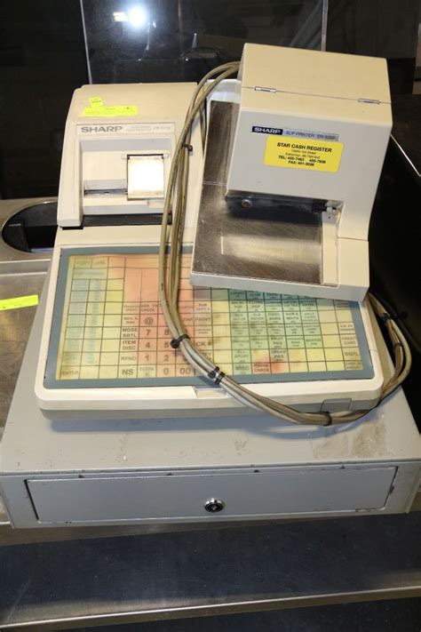 sharp electronic cash register model er