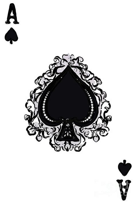 Ace Of Spade Photograph By Wingsdomain Art And Photography Fine Art