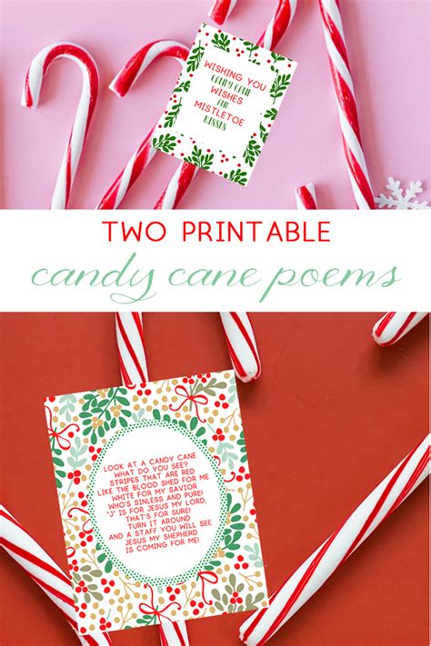 candy cane poem  printable