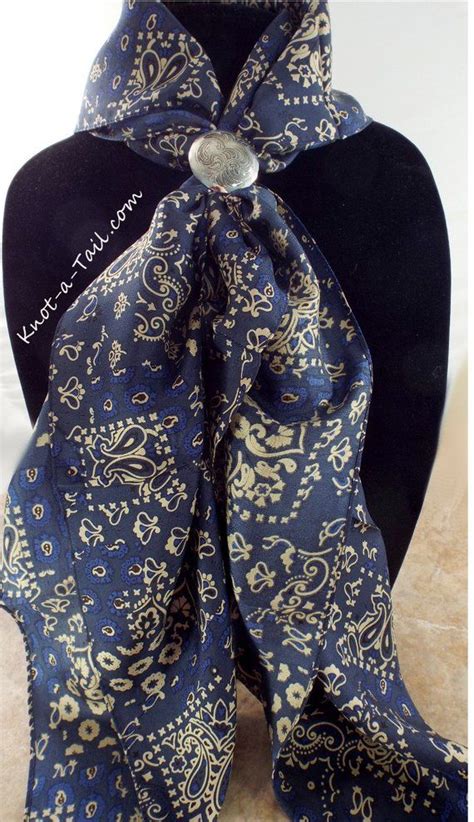 wild rag vintage navy blue silk scarf wild rag  etsy