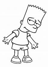 Bart Simpsons Coloring Cartoon Characters Simpson Pages Sketch Printable Cartoons Disney Character Kids Drawings Drawing Easy Cute Colouring Homer Cartoonbucket sketch template