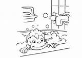 Coloring Pages Curious George Face sketch template