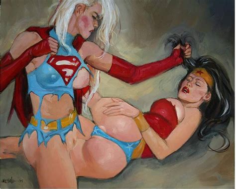 kinky superhero catfight wonder woman and supergirl lesbian sex pics sorted by new luscious