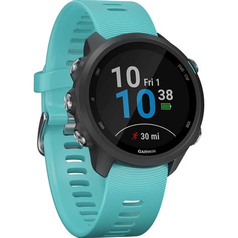 Garmin Forerunner 245 Music Gps Running Smartwatch Aqua Fitness And