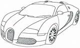 Bugatti Veyron sketch template