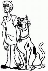 Scooby Doo Coloring Pages Colouring Shaggy Outline Printable Print Halloween Van Kids Fred Template Book Library Popular Characters Clipartmag Clipart sketch template