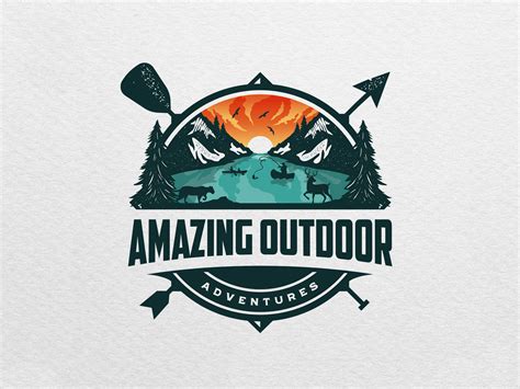 amazing outdoor logo design  ramraj designer  dribbble