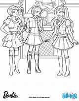 Coloring Barbie Pages Spy Squad Princesses Template Popular sketch template