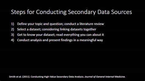 secondary data analysis  big data youtube