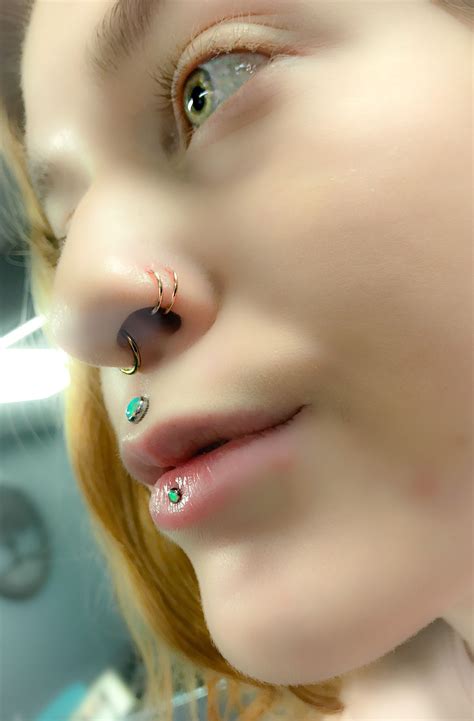Septum Nose Rings Septum Piercings Facial Piercings Lip Piercing