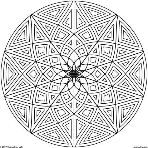 geometric coloring pages pattern coloring pages mandala coloring pages