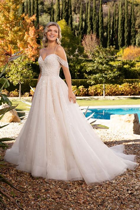 a modern twist on the classic ballgown wedding dress style 2389 rachel
