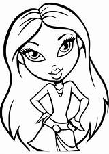 Fille Bratz Colorat Imagini Fetite Desene Coloriages Ligne Colorier Lamistitine Fata Tineri sketch template