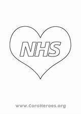 Nhs Colouring sketch template