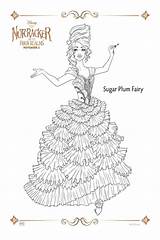 Nutcracker Coloring Realms Four Pages Choose Board Fairy sketch template