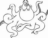 Squid Coloring Books Pages sketch template