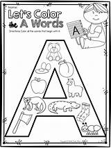 Alphabet Letter Printable Worksheets Color Activities Learn Preschool Letters Kindergarten Learning Phonics Let Week Printables Words Sound Freebie Worksheet Pre sketch template