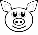 Pig Face Coloring4free Coloring Printable Pages Related Posts sketch template