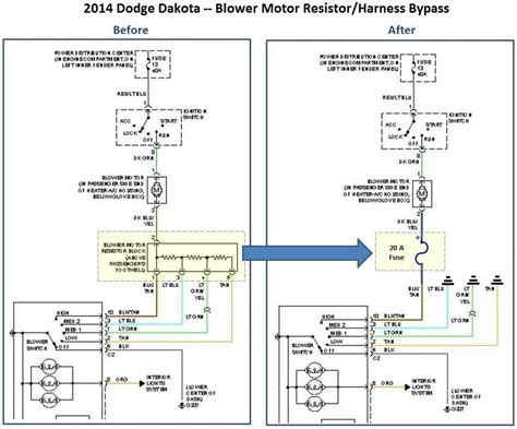 dodge dakota blower wiring diagram