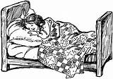 Sleeping Girl Clipart Clip Cliparts Library sketch template