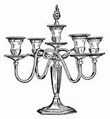 Clip Vintage Candle Clipart Candelabra Holder Antique Drawing Holders Candles Antiques Old Cliparts Olddesignshop Library Clipground Style Printable Size sketch template