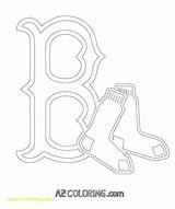Coloring Boston Pages Sox Red Celtics Dodgers Angeles Los Logo Printable Color Sheets Getcolorings Comments sketch template