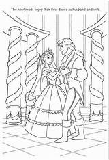 Coloring Disney Pages Princess Wedding Belle Dresses Coloriage La Kids Princesses Weddings Beast Stress Choose Board Beauty Book Colors sketch template