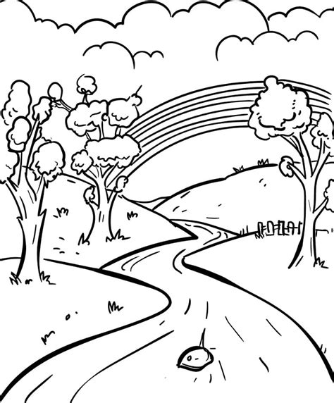 river sticks coloring pages