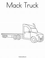 Truck Mack Coloring Pages Wheeler Drawing Printable Color Getcolorings Print Getdrawings sketch template