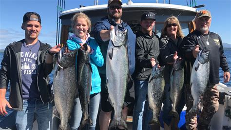 king salmon fishing trip anglers adventures