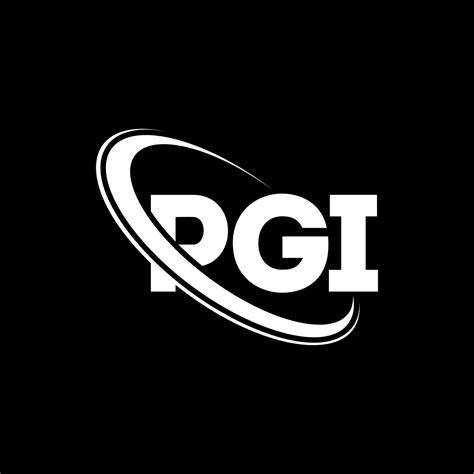 pgi logo pg  pgi  logo ontwerp initialen pgi logo