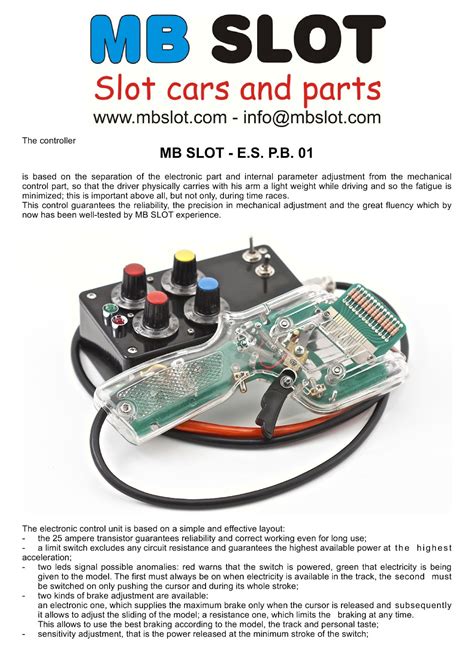 slotcar mb slot espb  controller