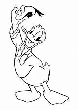 Donald Duck Pages Coloring Print sketch template