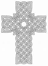 Cross Coloring Pages Celtic Crosses Printable Rose Glass Stained Adults Color Easter Mandala Print Patterns Detailed Wings Adult Designs Sheets sketch template