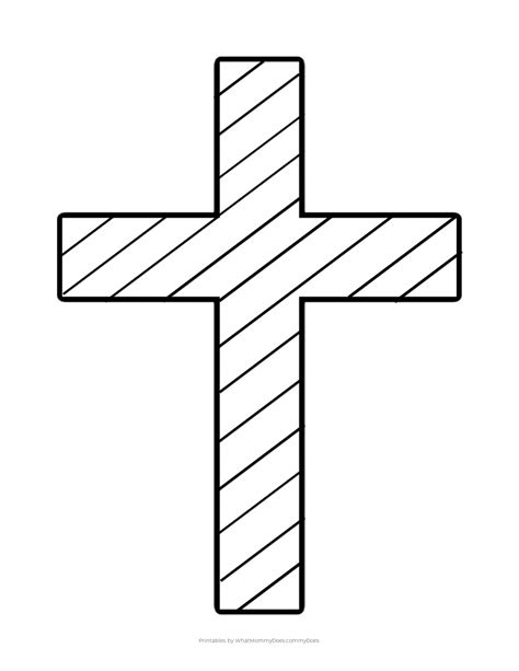 printable cross coloring pages  printable templates