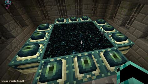 how to make end portal in minecraft to take on the ender