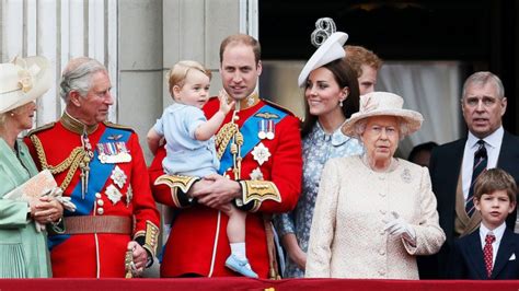 prince george steals show  queen elizabeth iis birthday celebration abc news