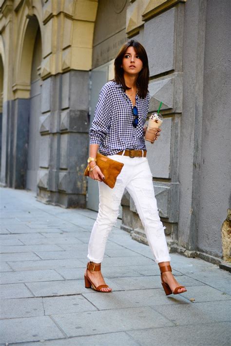 trendy outfit ideas  white jeans pretty designs