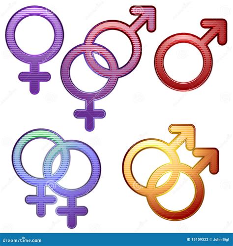 de symbolen van de seksualiteit vector illustratie illustration  geslacht datering