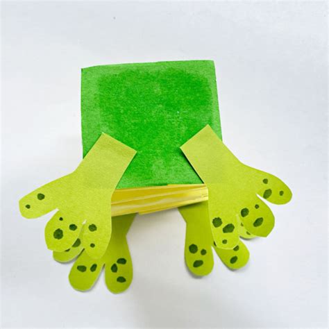 frog craft  kids   printable template