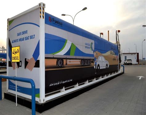 Cs Unmanned Modular Fuel Station Oman Oil Fuelco Above Ground Fuel