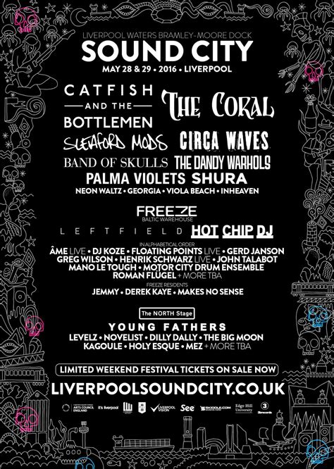 news  names confirmed  liverpool sound city  god    tv