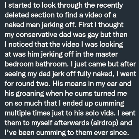 Pervconfession On Twitter He Jerks To His Dads Masturbating Videos