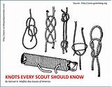 Scout Knots Know Should Every Scouts Boy Ensiklopedia Pramuk America sketch template