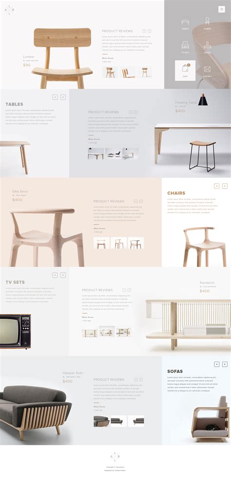 web design inspiration layouts products  website
