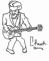 Chuck Berry Afiche sketch template